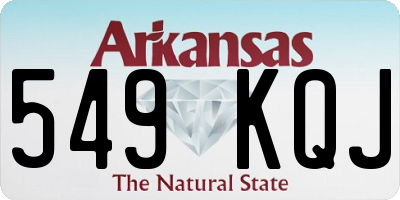 AR license plate 549KQJ