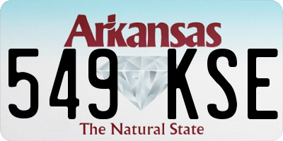 AR license plate 549KSE
