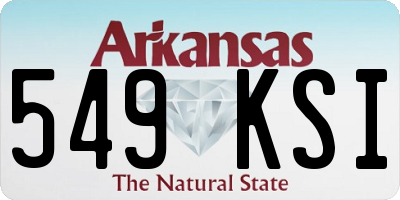 AR license plate 549KSI
