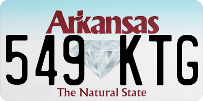 AR license plate 549KTG
