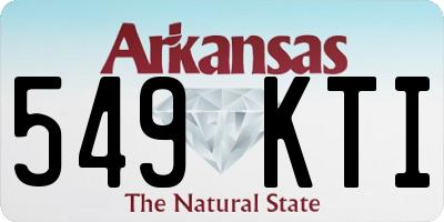 AR license plate 549KTI