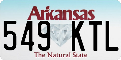 AR license plate 549KTL