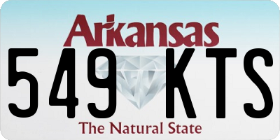 AR license plate 549KTS
