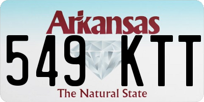 AR license plate 549KTT