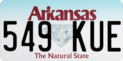 AR license plate 549KUE