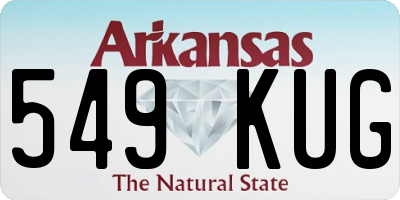AR license plate 549KUG