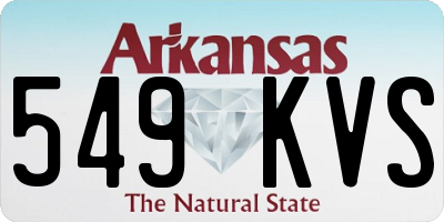 AR license plate 549KVS