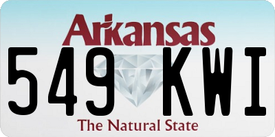 AR license plate 549KWI