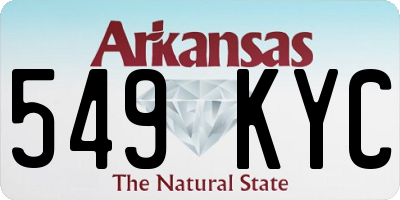 AR license plate 549KYC