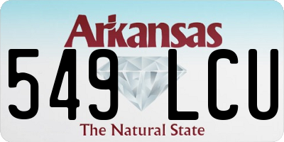 AR license plate 549LCU