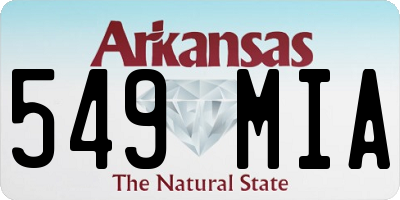 AR license plate 549MIA