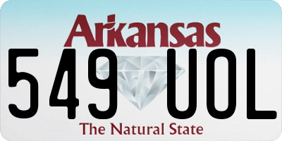 AR license plate 549UOL