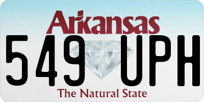 AR license plate 549UPH
