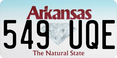 AR license plate 549UQE