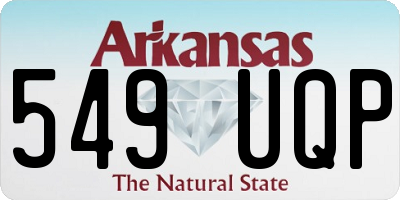 AR license plate 549UQP