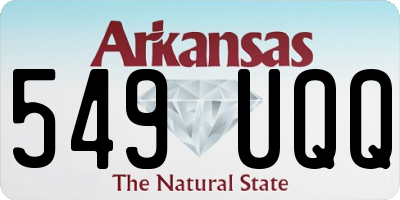 AR license plate 549UQQ