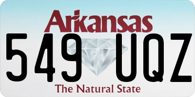 AR license plate 549UQZ