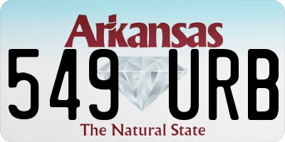 AR license plate 549URB