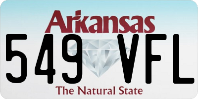 AR license plate 549VFL