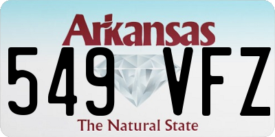 AR license plate 549VFZ