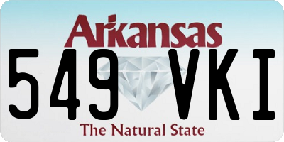 AR license plate 549VKI