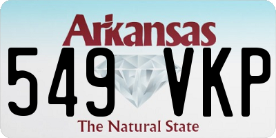 AR license plate 549VKP