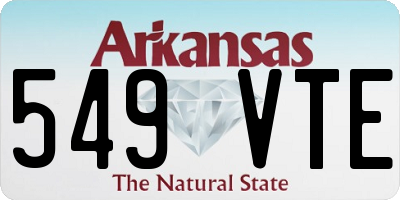 AR license plate 549VTE