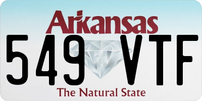 AR license plate 549VTF