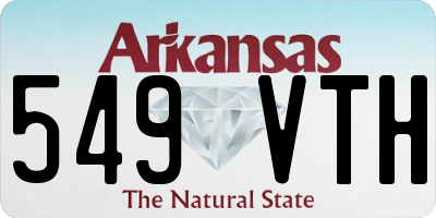 AR license plate 549VTH