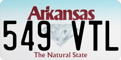 AR license plate 549VTL