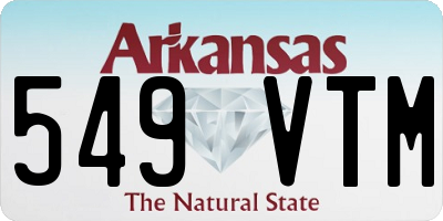 AR license plate 549VTM