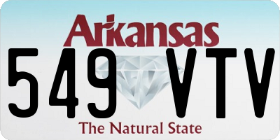 AR license plate 549VTV