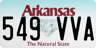 AR license plate 549VVA