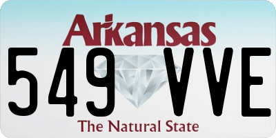 AR license plate 549VVE