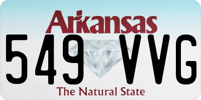 AR license plate 549VVG