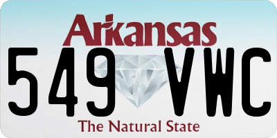 AR license plate 549VWC