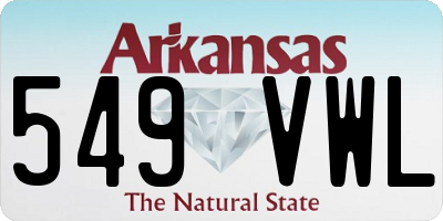AR license plate 549VWL