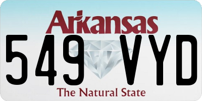 AR license plate 549VYD