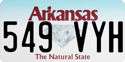 AR license plate 549VYH