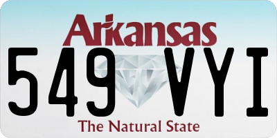 AR license plate 549VYI
