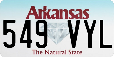 AR license plate 549VYL