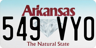 AR license plate 549VYO
