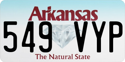 AR license plate 549VYP