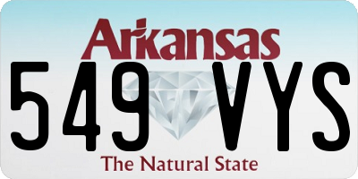AR license plate 549VYS