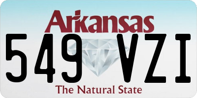 AR license plate 549VZI