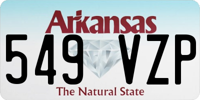 AR license plate 549VZP
