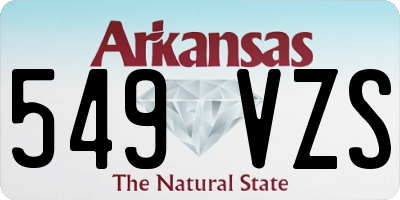 AR license plate 549VZS