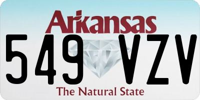 AR license plate 549VZV