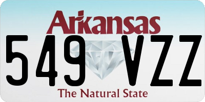 AR license plate 549VZZ