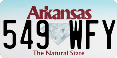 AR license plate 549WFY